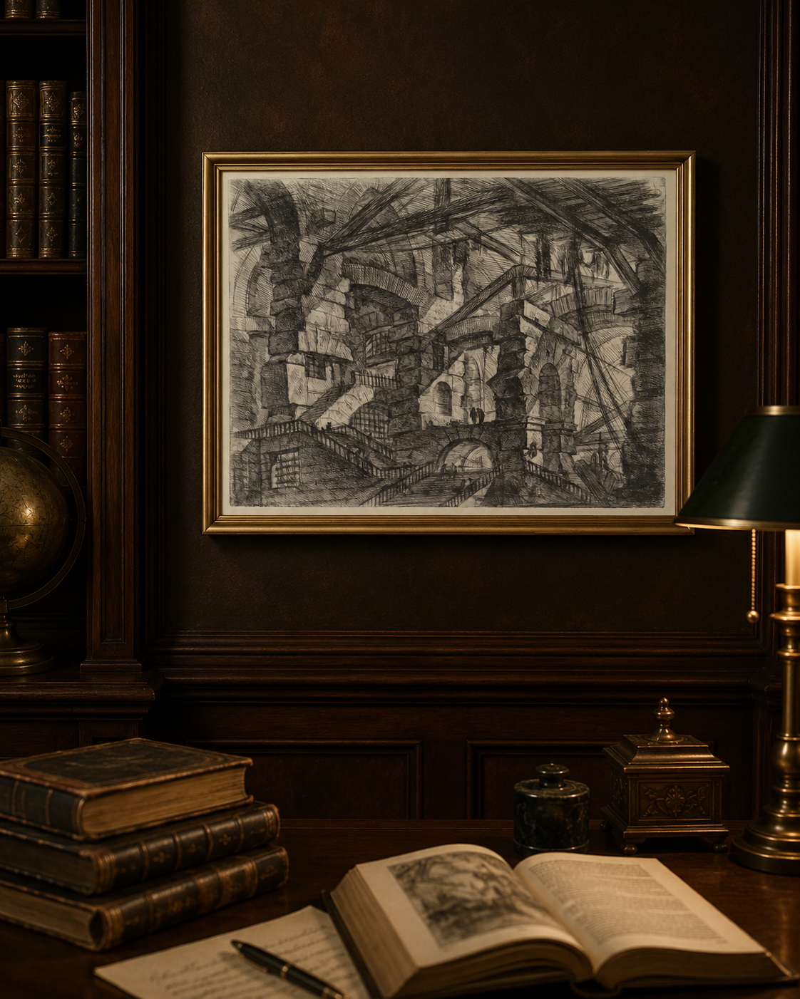 Imaginary Prisons: Plate III — The Gothic Vault