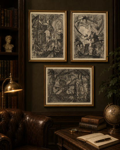Imaginary Prisons: Plate III — The Gothic Vault