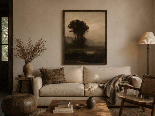 Marsh at Dusk Canvas - The Midnight Archive