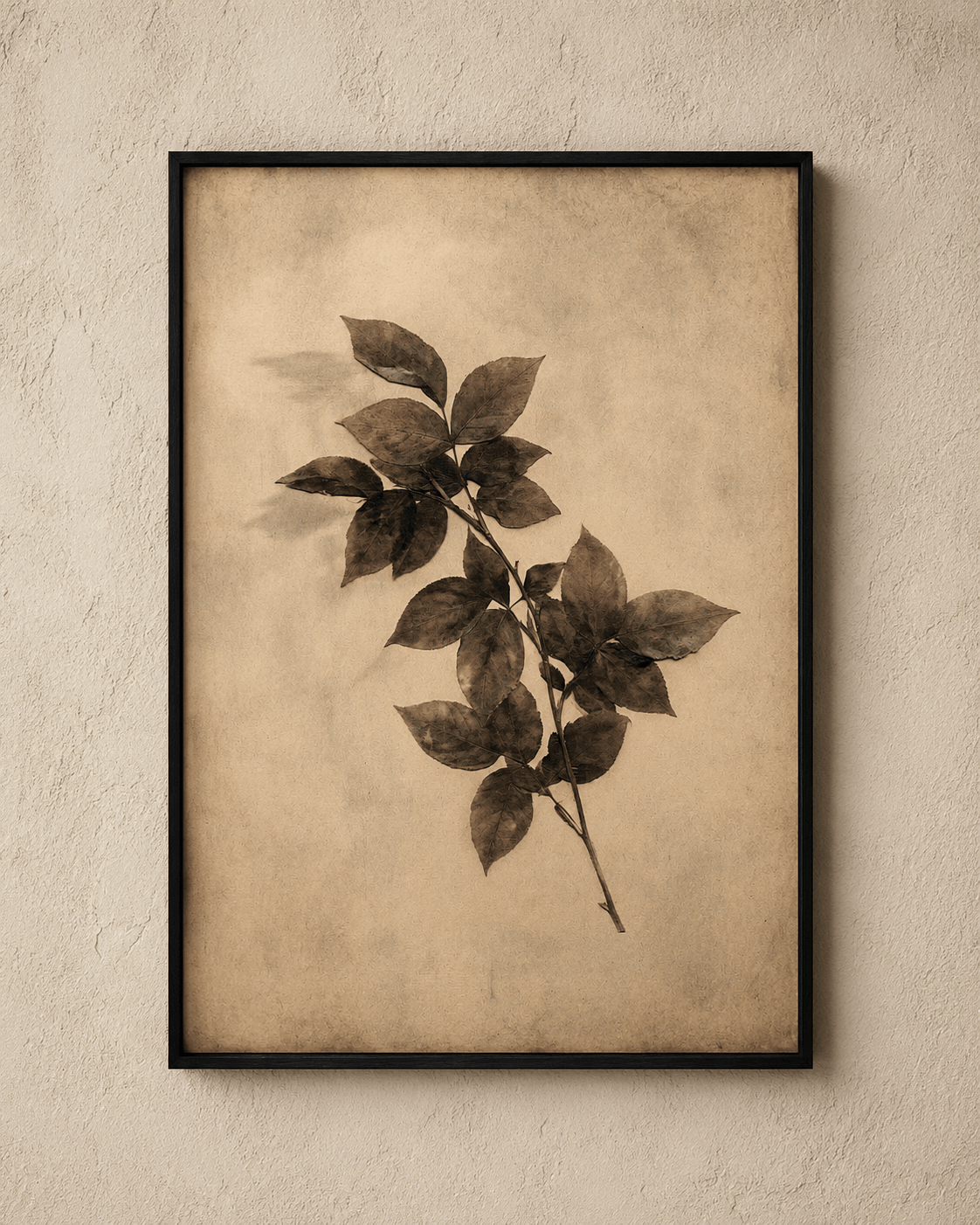 Sepia Branch Study Print - The Midnight Archive
